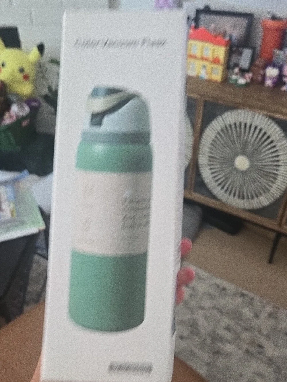 NIB KPop Demon Hunters 32 oz Black Insulated Water Bottle Tumbler